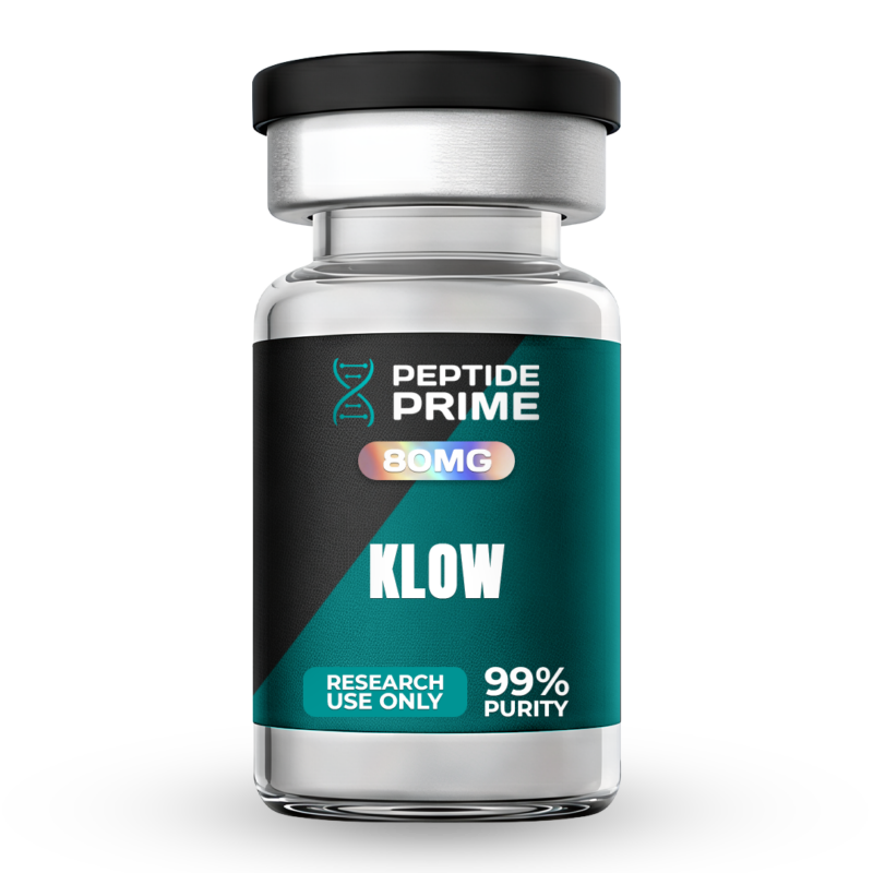 80mg glass vial of KLOW.