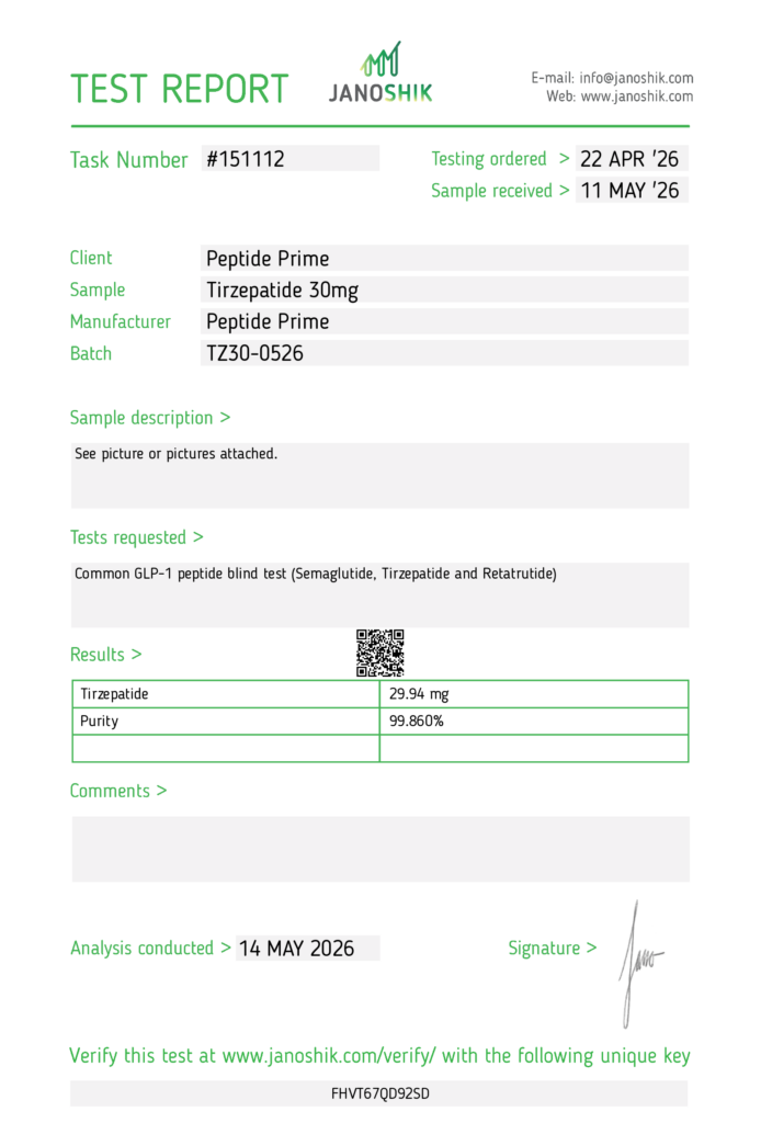 Lab test report 151112