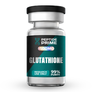 1500mg glass vial of Glutathione.