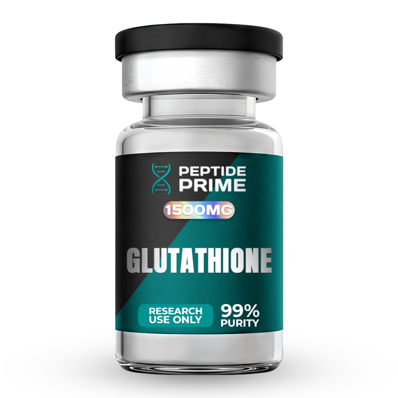1500mg glass vial of Glutathione.